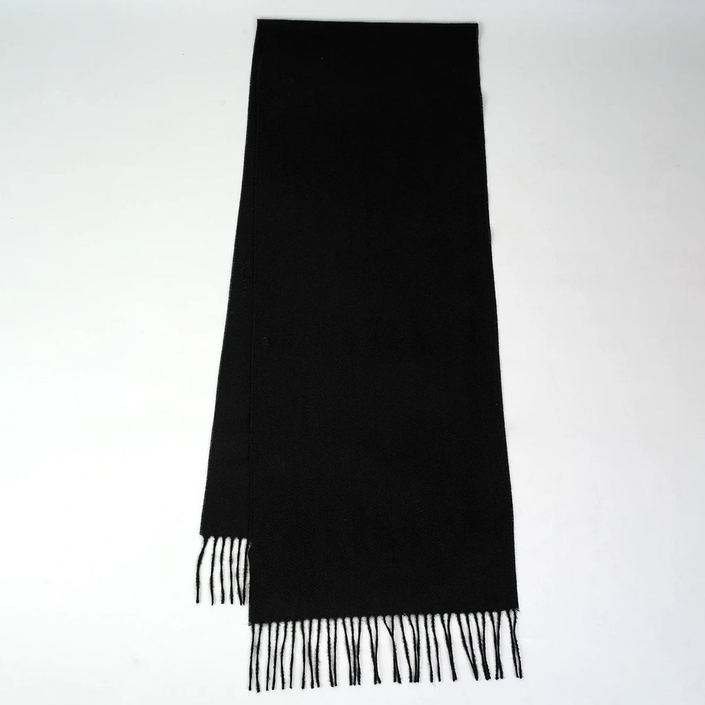 Men's Cashmere-Style Scarf – Soft Polyester, Windproof Design