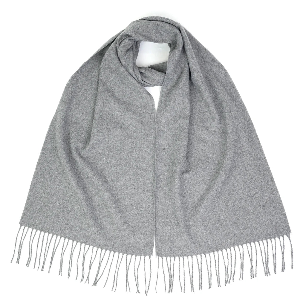 Men's Cashmere-Style Scarf – Soft Polyester, Windproof Design