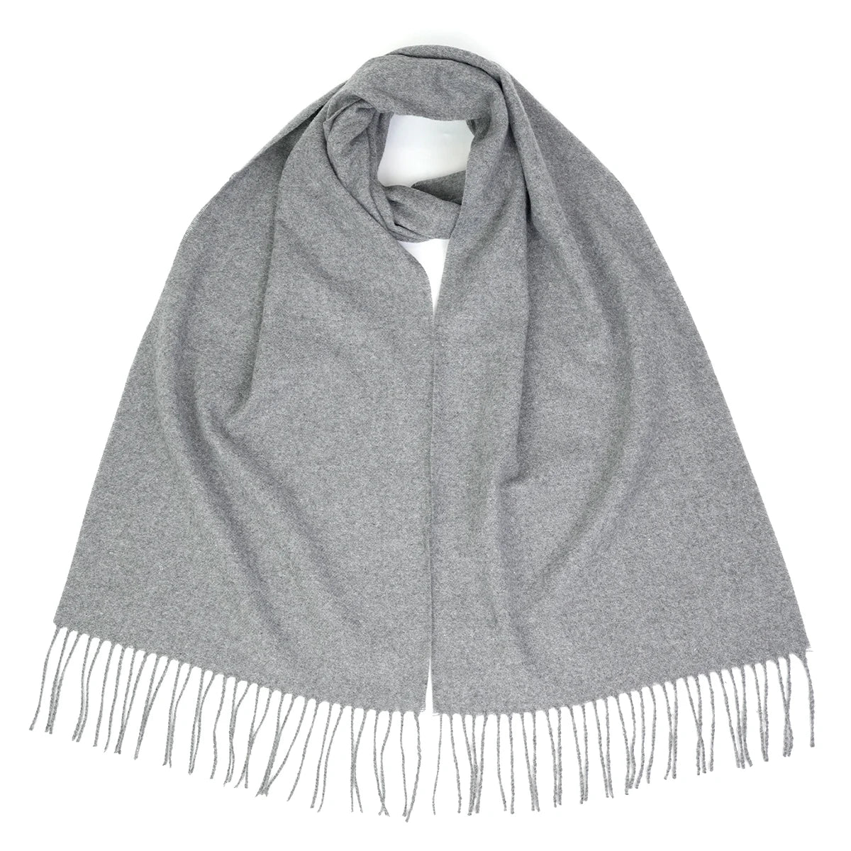 Men's Cashmere-Style Scarf – Soft Polyester, Windproof Design