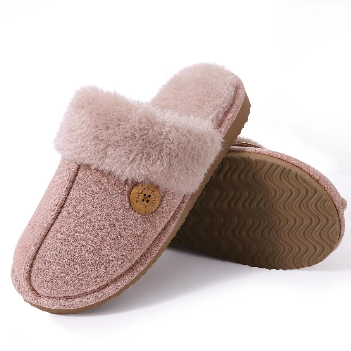 Asgard Women's Fur Fluffy Slippers - Warm Winter Indoor House Shoes
