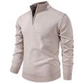 Men's Half Zip Knit Pullover Sweater - Warm Casual Fit