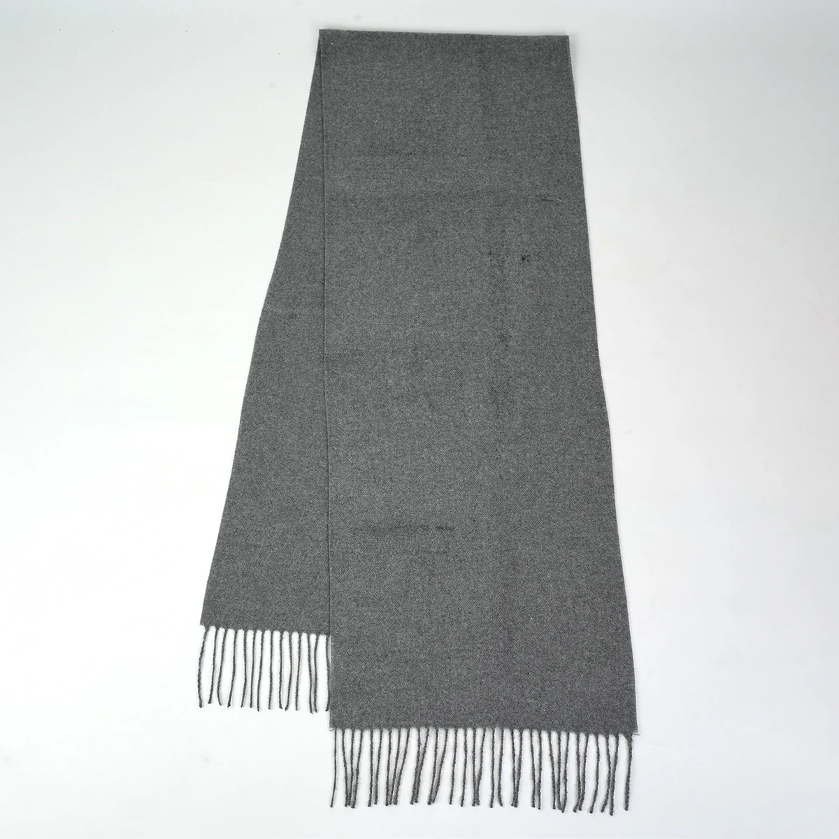 Men's Cashmere-Style Scarf – Soft Polyester, Windproof Design
