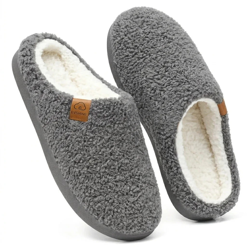 Women's Winter Memory Foam Slippers - Warm, Comfortable, Non-Slip