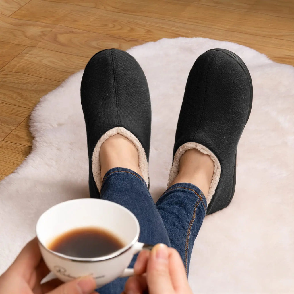 Asgard Women Winter Plush Slippers – Warm, Non-Slip & Cozy