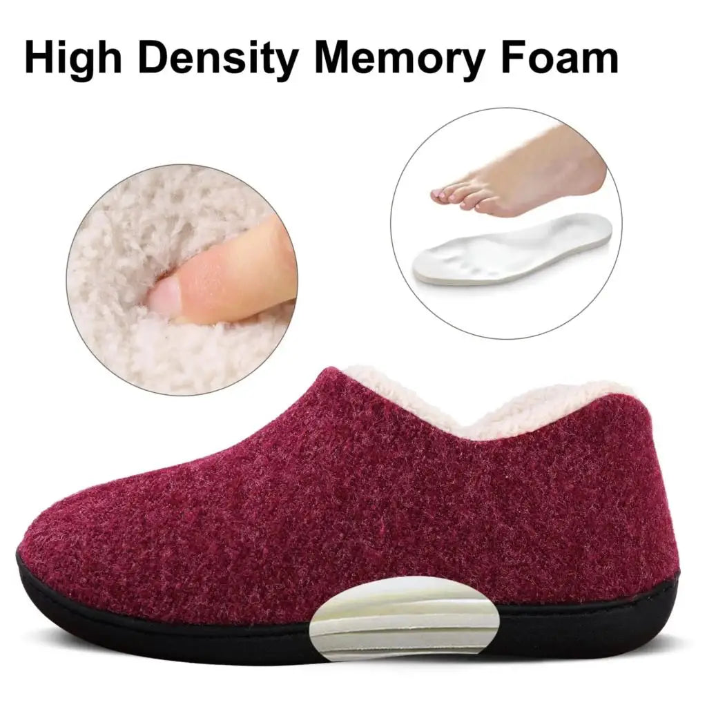 Asgard Women Winter Plush Slippers – Warm, Non-Slip & Cozy