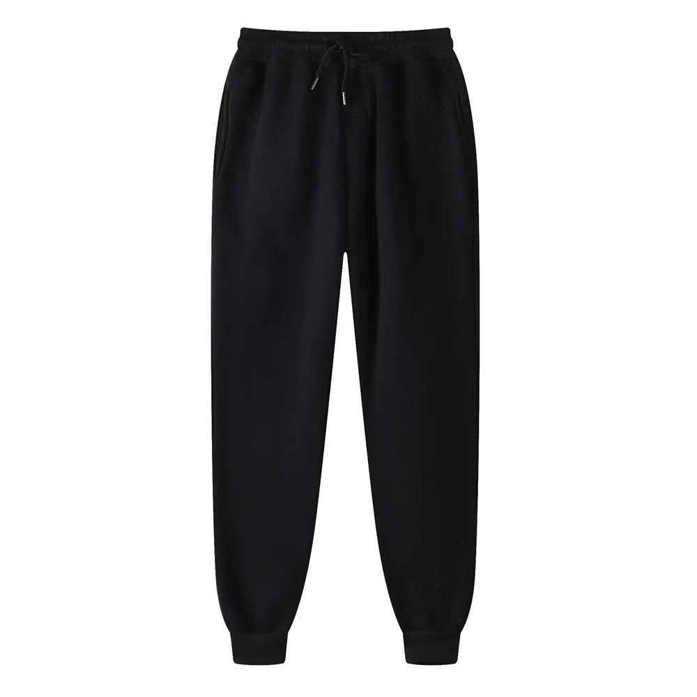 Men's Fleece-Lined Jogger Pants - Comfortable Casual Sweatpants