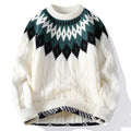 Men's Casual Round Neck Knitted Pullover Sweater - Autumn & Winter