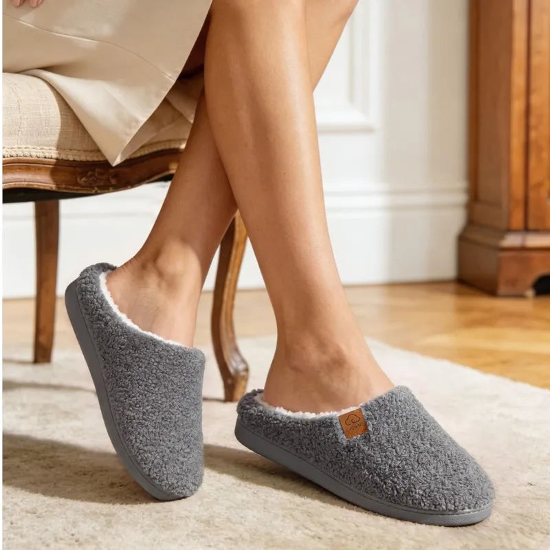 Women's Winter Memory Foam Slippers - Warm, Comfortable, Non-Slip