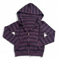 Y2K Harajuku Striped Zip Hoodie - Vintage Streetwear for Women