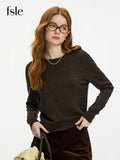 100% Wool Women's Knit Sweater – Seamless Autumn Winter