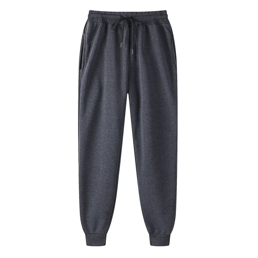 Men's Fleece-Lined Jogger Pants - Comfortable Casual Sweatpants